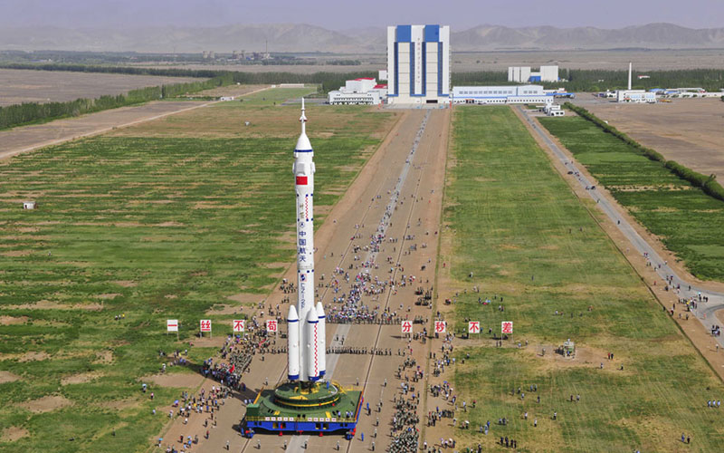Jiuquan Satellite Launch Center is one of China's fourth operational launch facilities and is used to launch Long March rockets.