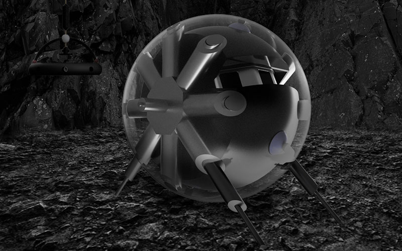 As part of ESA’s European Large Logistics Lander plans, the agency is considering plans for a spherical lunar cave probe.